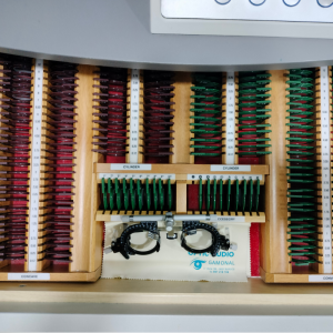 Gafa de prueba Óptica Opticaudio Gamonal Burgos
